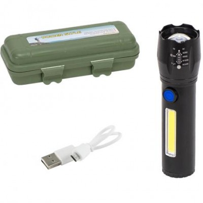 Ліхтарик у кейсі USB C81 у магазині autoplus, з доставкою по Україні, краща ціна