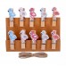 Прищіпки дерев'яні декоративні з фігуркою "Фламинго" 10шт 3,5*0,6см 4-201-5 у магазині autoplus, з доставкою по Україні, краща ціна