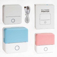 Принтер C 65320 (60) 3 види, чорно-білий колір друку, Bluetooth, USB-кабель, рулон термпопаперу, інструкція, ВИДАЄТЬСЯ ТІЛЬКИ МІКС ВИДІВ