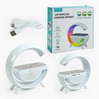 Колонка C 65392 (24) бездротова зарядка телефона, вбудований акумулятор, Bluetooth 5.2, підтримка TF Card, USB Type-C, зміна режимів підсвічування, у коробці