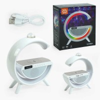 Колонка C 65396 (24) проєктор, бездротова зарядка телефона, Bluetooth 5.2, підтримка TF Card, USB Type-C, зміна режимів підсвічування, у коробці