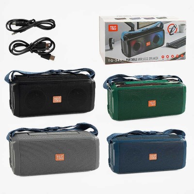 Колонка C 67909 / TG 345 (24) bluetooth, від акумулятора, підсвічування, type-C, TF-картка, usb-слот, AUX-роз’єм, ВИДАЄТЬСЯ ТІЛЬКИ МІКС ВИДІВ