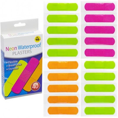 Пластир "Neon Waterproof" 7,2 * 1,9мм X1-52