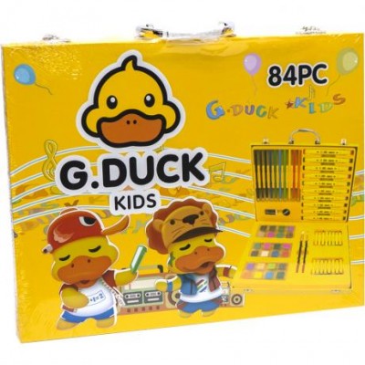 Художній набір для малювання 84 предмета "G.Duck" у дерев'яному кейсі у магазині autoplus, з доставкою по Україні, краща ціна