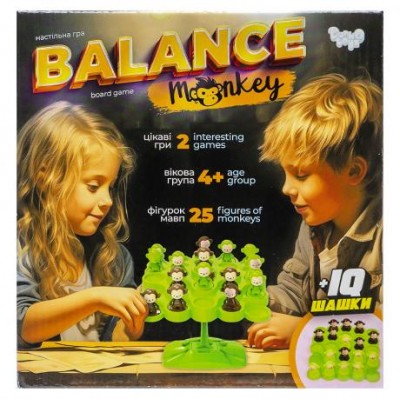 Розвиваюча настільна гра "Balance Monkey" BalM-01 ДТ-БИ-07104