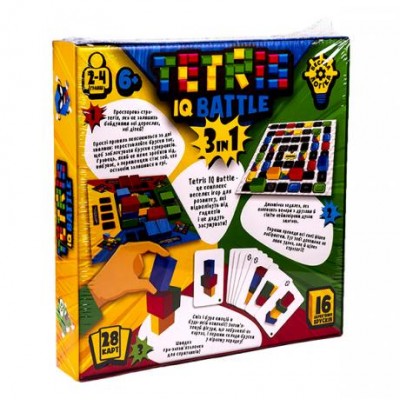 Настільна розважальна гра "Tetris IQ battle 3in1" УКР G-TIB-02U у магазині autoplus, з доставкою по Україні, краща ціна