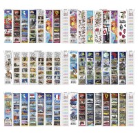 Набор закладок для книг, 6 шт. (90) ЗК-01-00 "Апельсин" ВИДАЄТЬСЯ МІКС ВИДІВ