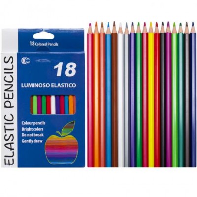 Олівець 18 кольорів CR755-18 Luminoso elastico "С"