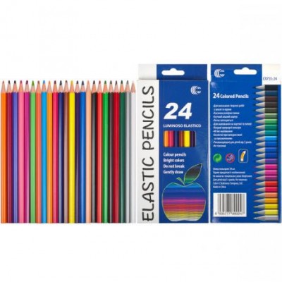 Олівець 24 кольори CR755-24 Luminoso elastico "С"