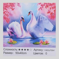 Картина по номерах + Алмазна мозаїка 2в1 YGJ 70541 50х40см
