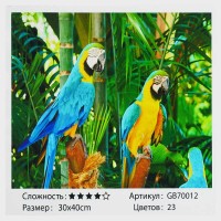 Алмазна мозаїка GB 70012 TK Group “Какаду”, 30х40 см