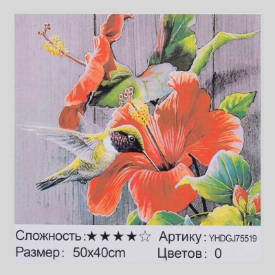 Картина по номерах + Алмазна мозаїка 2в1 YHGJ 75519 50х40см в магазині autoplus, з доставкою по Україні, краща ціна