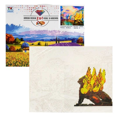 Картина за номерами + Алмазна мозаїка B 70532 TK Group , 40х50 см в магазині autoplus, з доставкою по Україні, краща ціна