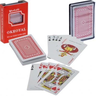 Карти гральні, пластикові "OKROYAL" 1 колода у магазині autoplus, з доставкою по Україні, краща ціна