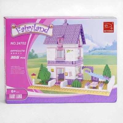 Конструктор AUSINI 24702 (12/2) 366 деталей, “Fairyland”, будиночок, у коробці в магазині autoplus, з доставкою по Україні, краща ціна