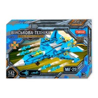 Конструктор “Військова техніка” 53749 (24) "Teko", 342 деталі, винищувач МІГ-29