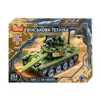 Конструктор “Військова техніка” 55938 (36) "Teko", 294 деталі, танк “LC-08 Anders”, рухомі елементи