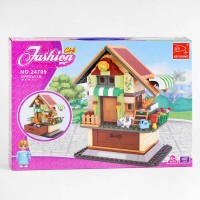 Конструктор AUSINI 24709 (12/2) 407 деталей, “Fashion Girls”, майстерня з виготовлення соку