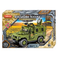 Конструктор "Військова техніка" 46550 (24) "Teko", 389 деталей, бронеавтомобіль "БАРС-6"