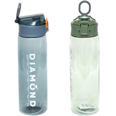 Пляшка для води пластик 1,0 літр із ситечком 2326