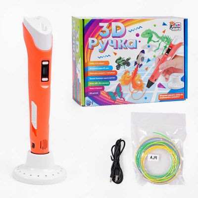 Ручка 3D 53184 (12/2) "4FUN Game Club", USB кабель живлення