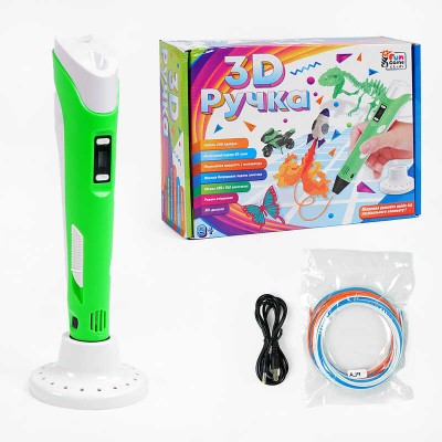 Ручка 3D 57126 (12/2) "4FUN Game Club", USB кабель живлення