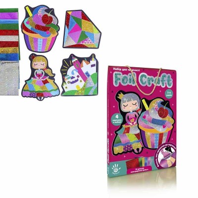 Набір для творчості "Foil Craft. Принцеса" VT4433-11 (12) "Vladi Toys" в магазині autoplus, з доставкою по Україні, краща ціна