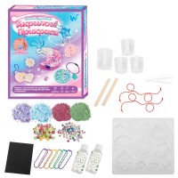 Акрилові прикраси 41029 / 68656 (96) "WToys", 2 види, епоксидний клей, активатор, силіконовий молд, прикраси, ланцюжки