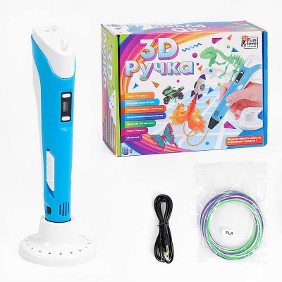 Ручка 3D 97321 (12/2) "4FUN Game Club", USB кабель живлення