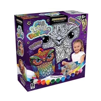 Набір креативної творчості Розфарбуй рюкзачок. My Color Owl-Bag СOWL-01-01U Укр. Danko Toys