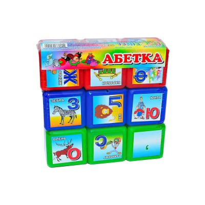 Кубики Абетка 9 шт 06041 укр (21) M Toys в магазині autoplus, з доставкою по Україні, краща ціна