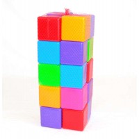Кубики кольорові 24 куб 111/3 BAMSIC