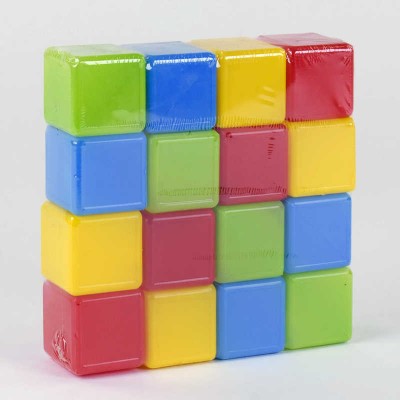 Кубики кольорові 16 шт. (20) 05063 "M-TOYS" в магазині autoplus, з доставкою по Україні, краща ціна