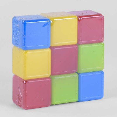 Кубики кольорові 9 шт. 05061 (21) M Toys в магазині autoplus, з доставкою по Україні, краща ціна
