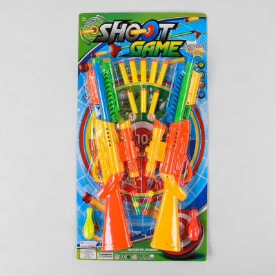 Дитячий іграшковий автоматик 200-17 ,2 типу патрон, 8 пульок, 8 м'яких патрон на присосці в магазині autoplus, з доставкою по Україні, краща ціна