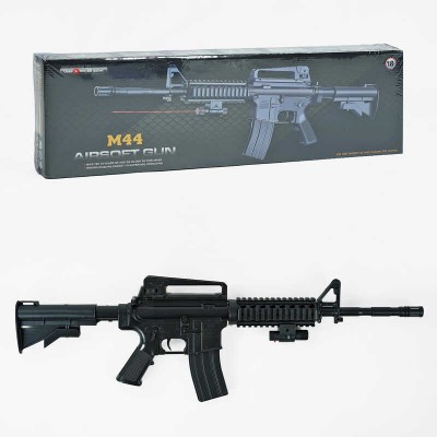 Дитячий Автоматик M 44 (18) механічний, лазерний приціл, магазин, стріляє орбізами