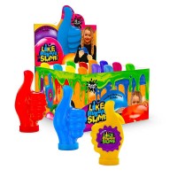 В'язка маса LIKE Bubble Slime LBS-01-01U УКР. ЦІНА ЗА 12 ШТУК У БЛОЦІ, Danko Toys