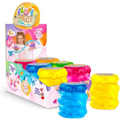 Набір для проведення дослідів "Fluffy Slime" 6XL укр. FLS-04-01U, У БЛОЦІ 6 ШТ, ЦІНА ЗА БЛОК, "Danko Toys"