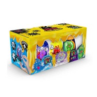 В`язка маса 3 в 1 Magnetic Slime Fluffy Slime Crazy Slime Fluoric SLM-14-01 U УКР, В БЛОКЕ 8 ШТ, ЦЕНА ЗА БЛОК, Danko toys