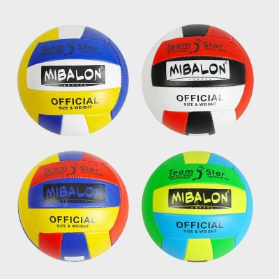 М'яч волейбольний С 40072 4 види, 260-270 грамів, матеріал PVC
