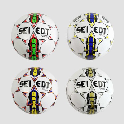 М'яч футбольний C 40065 4 кольори, 260-280 грам, матеріал PVC, розмір №5