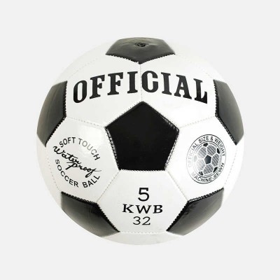 М'яч футбольний C 50485 вага 280 грамів, гумовий балон, матеріал PVC, розмір №5