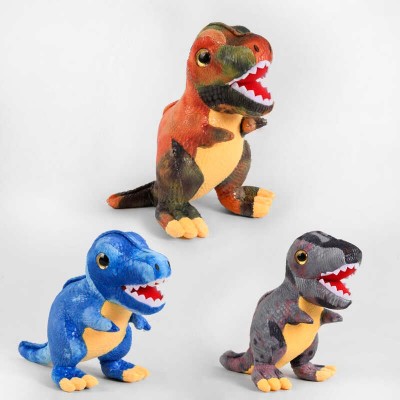 М'яка іграшка Динозавр D 34588 (300) ВИДАЄТЬСЯ ТІЛЬКИ МІКС ВИДІВ, 3 кольори, 19 см