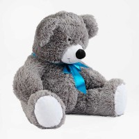 М`яка іграшка "Ведмедик" колір сірий В15629 висота 100 см - 4820005214778