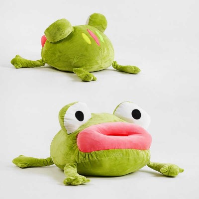 М`яка іграшка M 14656 Губаста жабка , висота 32 см
