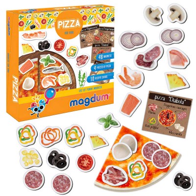 Магнітна гра ML4031-27 EN Magdum , Pizza , 48 магнітів, картки, англ. мова