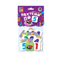 Дитяча гра магнітна "Рахуємо до 5" VT5900-03 (укр) (45) "Vladi Toys"