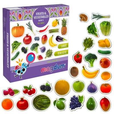 Магнітні ігри ML4031-15 EN (33) "Magdum", "Fruits and vegetables", англ. мова