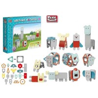 Конструктор магнітний 2469 Play Smart , 60 деталей