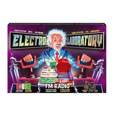 Електронний конструктор "Electro Laboratory. FM Radio" Elab-01-01 (5) "Danko Toys", ОПИС УКР/РОС. МОВАМИ в магазині autoplus, з доставкою по Україні, краща ціна